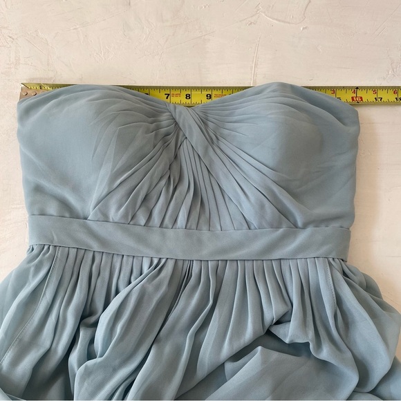 Jenny Yoo Annabelle Convertible Tulle Column Dress Dusty Blue Size 10 - Picture 5 of 8